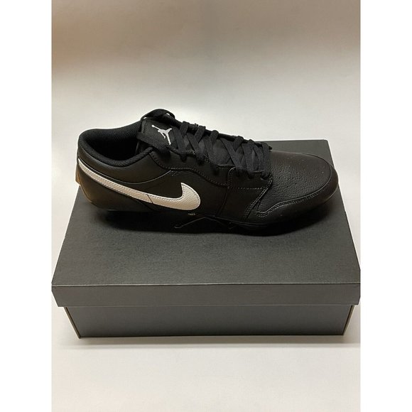 Nike Jordan 1 Low TD Football Cleats Black FJ6245-001 Men's Size 14 US